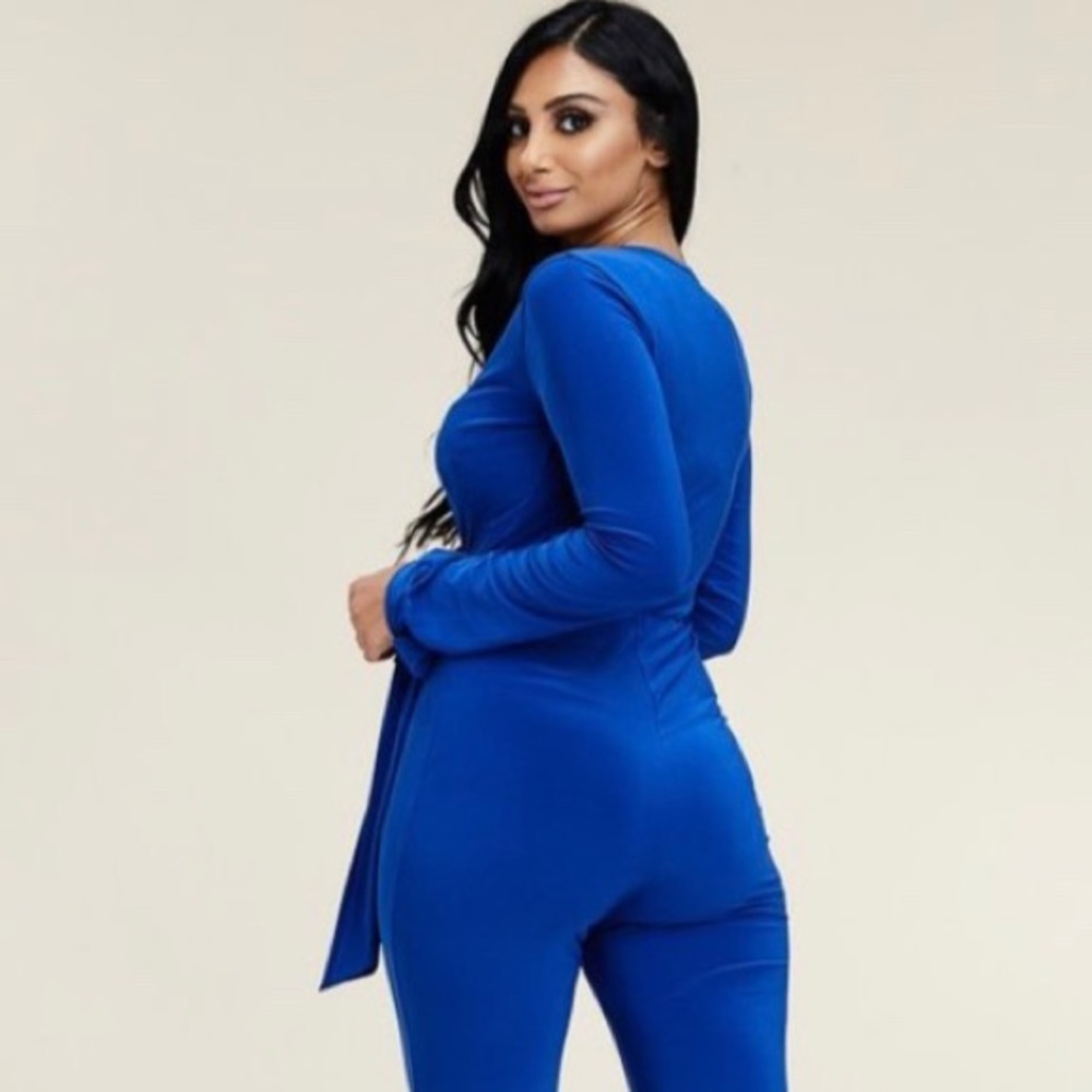 Blue jumpsuit - Picture 3 of 3